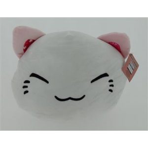 Nemu Neko - mit rosa Ohren - weiß - 30 cm Plüsch-PLS583