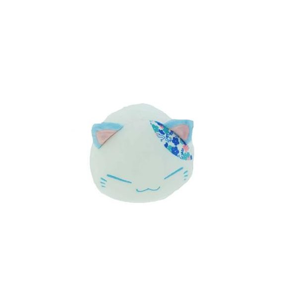 Nemu Neko - Neko mit blauen Blüten - weiß/blau - klein - 20cm Plüsch-PLS386