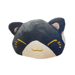 Nemu Neko - schwarz - weißen Fleck - 35cm Plüsch-PLS847