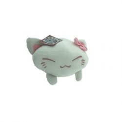 Nemu Neko - weiße Neko mit rosa Schleife in den Ohren - 35cm Plüsch-PLS679