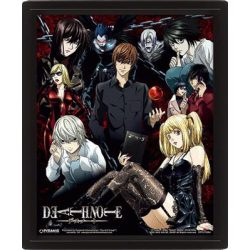 Death Note - Character Montage - 26x20 3D Rahmenbild-MER827