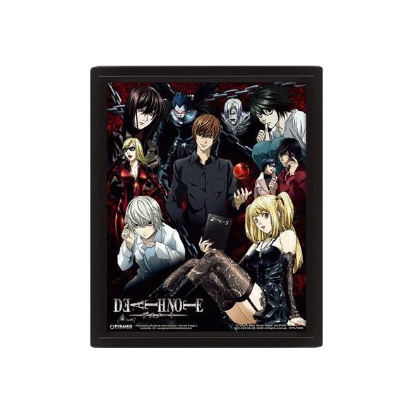 Death Note - Character Montage - 26x20 3D Rahmenbild-MER827