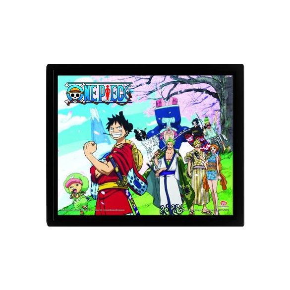 One Piece - Samurai Pirate Warriors - 26x20 3D Rahmenbild-ARU039
