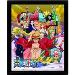 One Piece - Straw Hat Crew Victory - 26x20 3D Rahmenbild-ART967