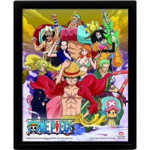 One Piece - Straw Hat Crew Victory - 26x20 3D Rahmenbild-ART967