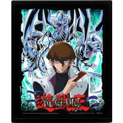 Yu-Gi-Oh! - Kaiba - 26x20 3D Rahmenbild-ARU043