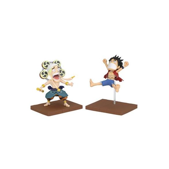 ONE PIECE WORLD COLLECTABLE FIGURE LOG STORIES-MONKEY.D.LUFFY & ENEL--BP89838P