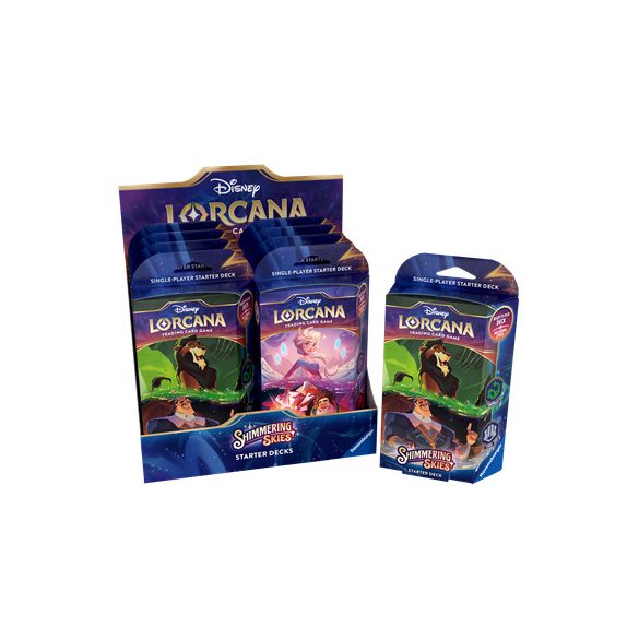 Disney Lorcana: Shimmering Skies - Starter Deck Display (8 pcs) - EN-11098448