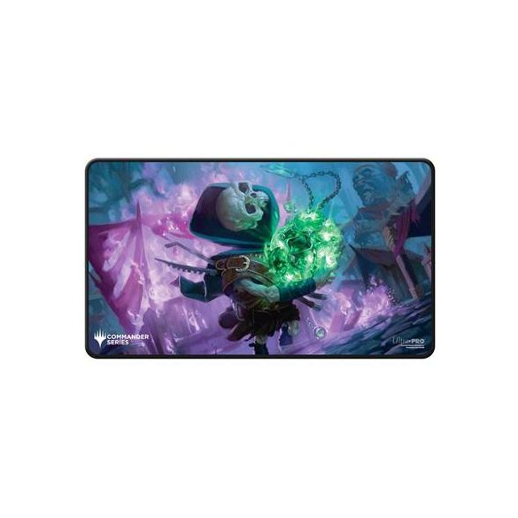 UP - MTG Commander Series 4 - 3 Color Shard Q4 2024 Black Stitched Playmat Tinybones Fan Vote-38469