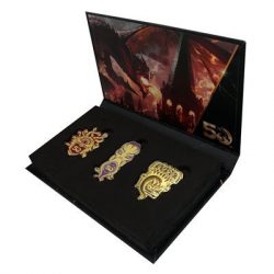 Dungeons & Dragons 50th Anniversary Set of 3 Pin Badges-HAS-DUN49