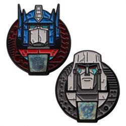 Transformers 40th Anniversary Twin Set of Pin Badges-HAS-TRA23