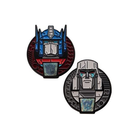 Transformers 40th Anniversary Twin Set of Pin Badges-HAS-TRA23