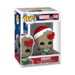 Funko POP! Marvel: Holiday S4 – Groot with present-FK80033