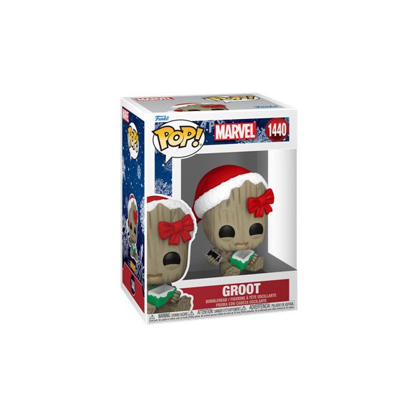 Funko POP! Marvel: Holiday S4 – Groot with present-FK80033