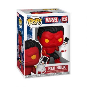 Funko POP! Marvel: Holiday S4 – Red Hulk with snowman-FK80034