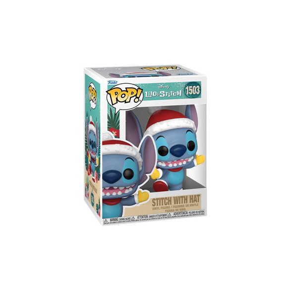 Funko POP! Disney: Stitch HLDY – Stitch w/Hat-FK80037