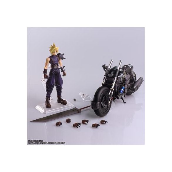 Final Fantasy VII Bring Arts Action Figure - Cloud Strife & Hardy-Daytona-XFF07ZZ009