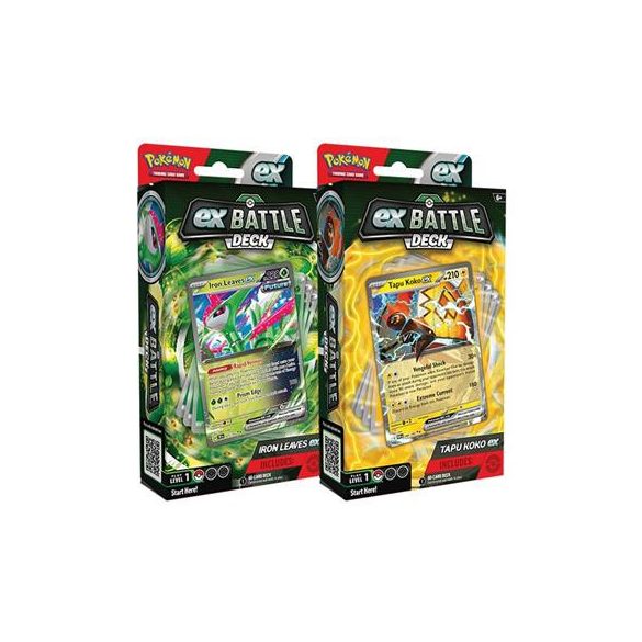 PKM - Tapu Koko / Iron Leaves ex Battle Decks Assorted Display (6 Units) - EN-290-86876