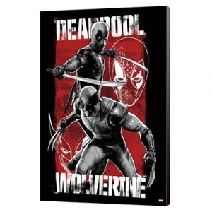 Tableau Deadpool & Wolverine 03 - 35x50cm - Maximum Effort-SMAG034M