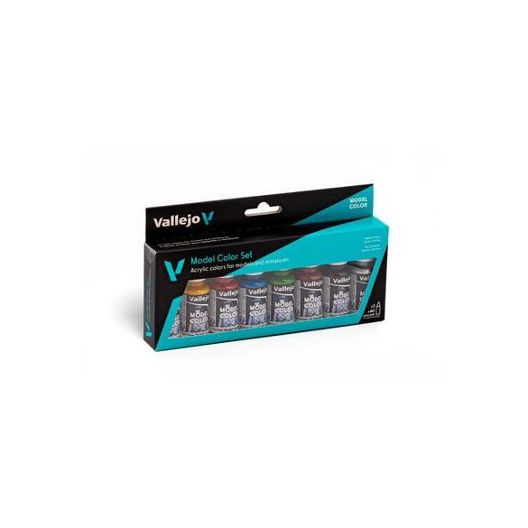 Vallejo - Model Color / 8 colors set - Wargames Basics 18 ml-70260