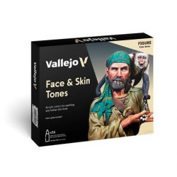 Vallejo - Model Color / Figure / 16 colors set - Face & Skin Tones 18 ml-70258