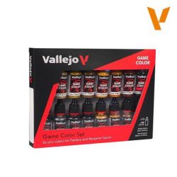 Vallejo - Game Color / 16 colors set - Leather & Metal 18 ml-72189