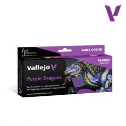 Vallejo - Game Color  / 8 colors set - Purple Dragons 18 ml-72194