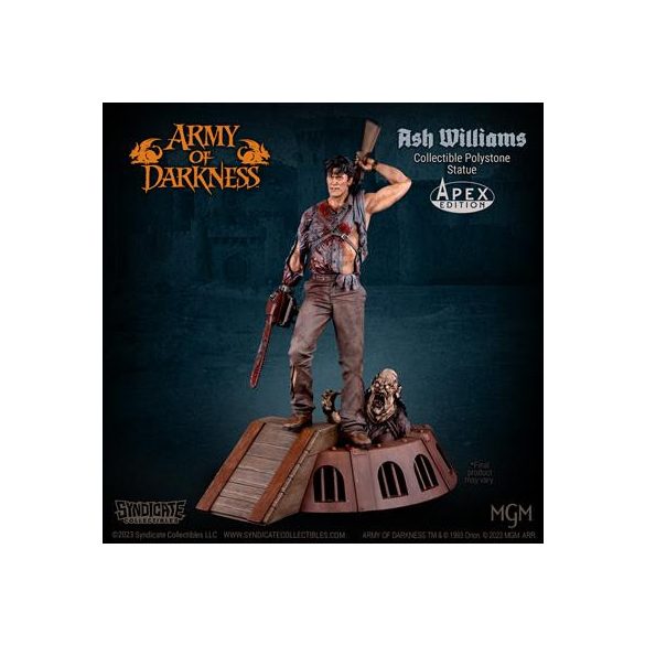 Army of Darkness - Ash Williams Statue Apex 1:10 - 11" tall-SYN-625191-C