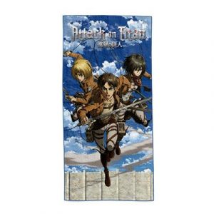 Attack on Titan - Towel - Eren, Mikasa & Armin - 150x75cm-SAK00958