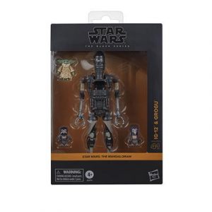 Star Wars The Black Series IG-12 & Grogu Collectible Action Figure (6”) 2-Pack-G00745L00