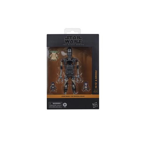 Star Wars The Black Series IG-12 & Grogu Collectible Action Figure (6”) 2-Pack-G00745L00