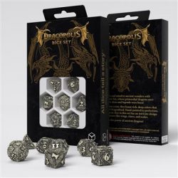 Q Workshop Dracopolis Dice Set - The Scandinavian Blackfang-SDCP01