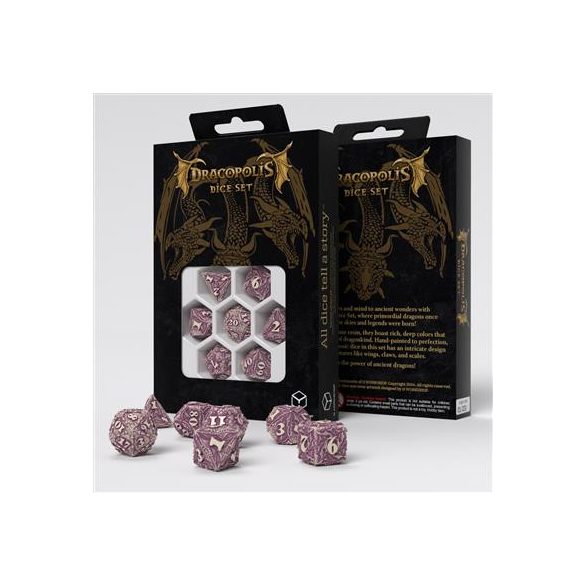 Q Workshop Dracopolis Dice Set - The Yucatan Featherwing-SDCP02