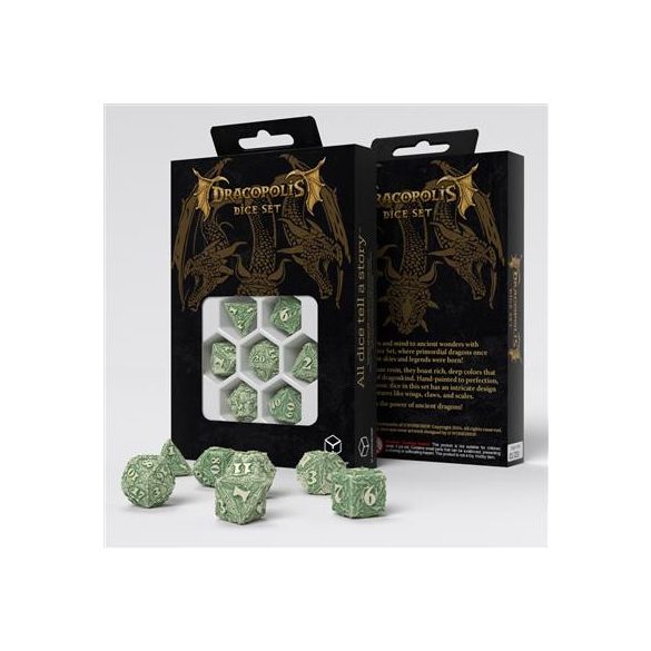 Q Workshop Dracopolis Dice Set - The Andean Longneck-SDCP03