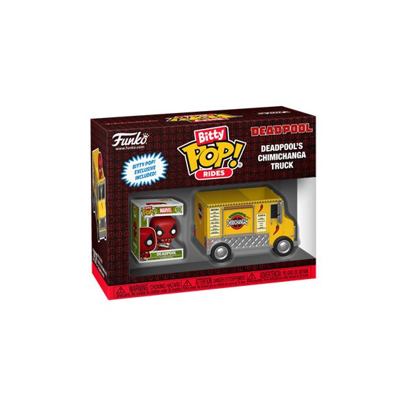 Funko Bitty POP! Ride: Marvel - Deadpool w/Chimichanga Truck-FK83625