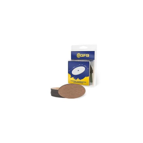 Oval MDF Bases 75mm x 42mm (8) - EN-GFM219