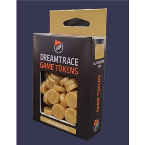 DreamTrace Gaming Tokens: Leatherwork Tan-DTTK15