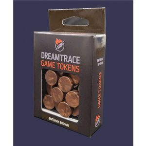 DreamTrace Gaming Tokens: Entbark Brown-DTTK16