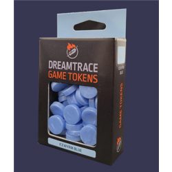 DreamTrace Gaming Tokens: Icewyrm Blue-DTTK20