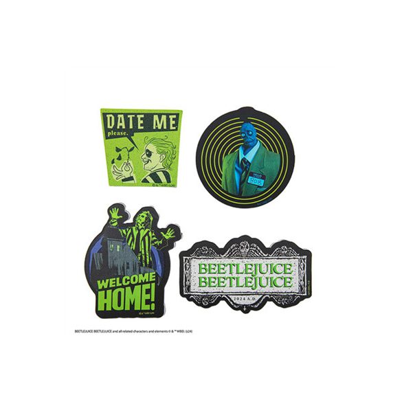 Beetlejuice - Set of 4 Magnets-CR5840