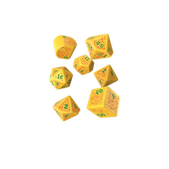 Pizza Dice Set: Margherita (7)-RPIZ01