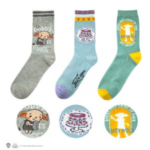 Harry Potter - Dobby - Set of 3 Socks-CR1603