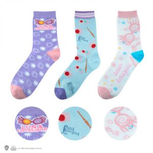 Harry Potter - Luna Lovegood - Set of 3 Socks-CR1601