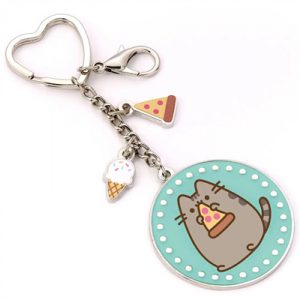 Pusheen - Pusheen The Cat and Pizza - Keychain-EPTCK0106