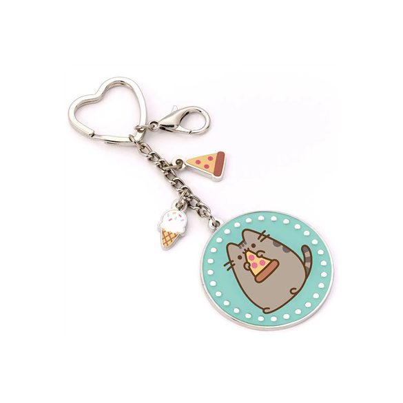 Pusheen - Pusheen The Cat and Pizza - Keychain-EPTCK0106