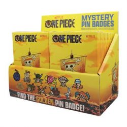 One Piece Mystery Pin Badge CDU Containing 12 Blind Boxes-NFX-OP08-CDU