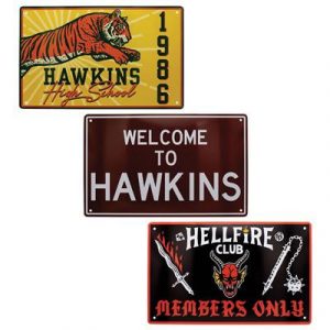 Stranger Things Set of 3 Tin Signs-NFX-ST04