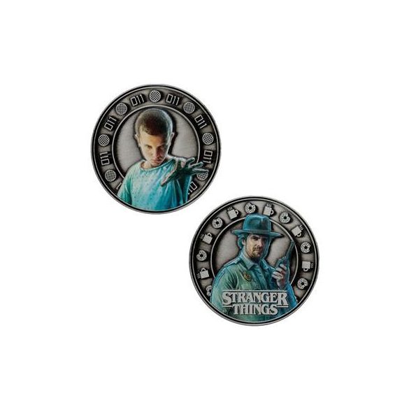 Stranger Things Eleven and Hopper Coin-NFX-ST02