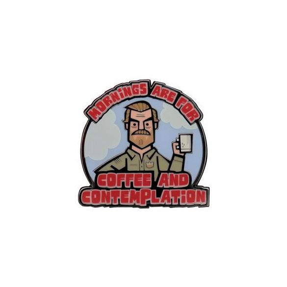 Stranger Things Hopper Pin Badge-NFX-ST12