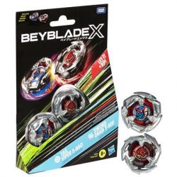 Beyblade X Tail Viper 5-80O and Sword Dran 3-60F Top Dual Pack Set-G0197ES0